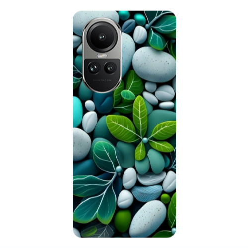 Oppo Reno10 5G Pebbles Transparent Silicone TPU Θήκη