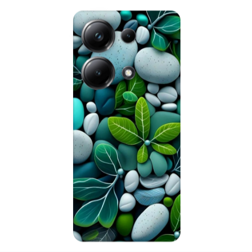 Xiaomi Poco M6 Pro 4G Pebbles Transparent Silicone TPU Θήκη