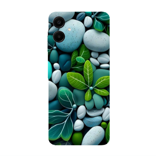 Samsung A06 Pebbles Transparent Silicone TPU Θήκη