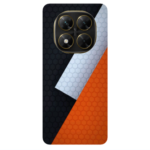 Xiaomi Poco X7 Coated hexagon Transparent Silicone TPU Θήκη