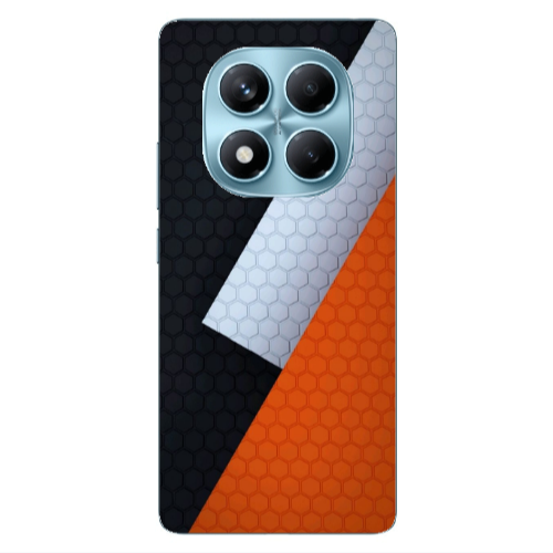 Xiaomi Redmi Note 14 Pro Coated hexagon Transparent Silicone TPU Θήκη
