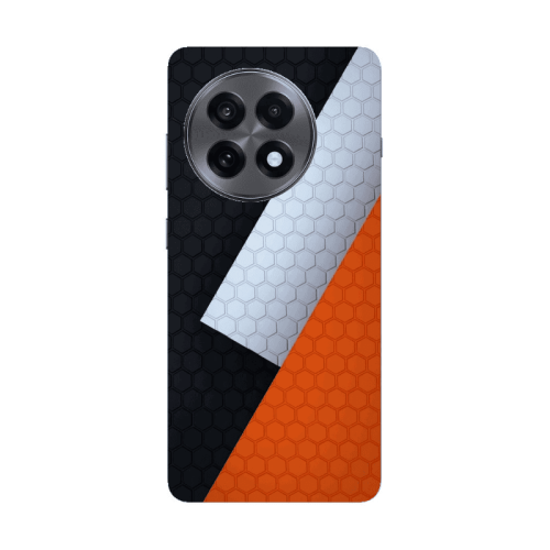 Oneplus 13 R Coated hexagon Transparent Silicone TPU Θήκη