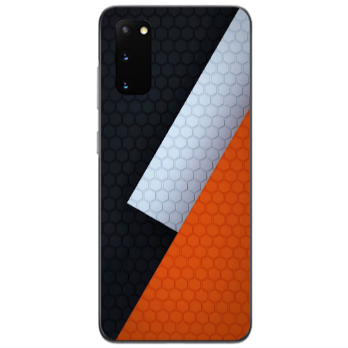 Samsung S20 Coated hexagon Transparent Silicone TPU Θήκη