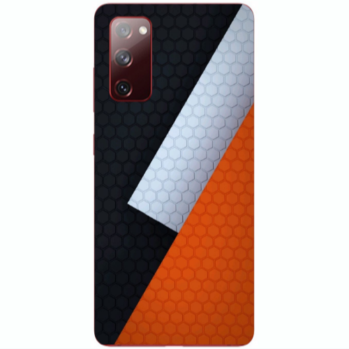 Samsung S20 FE Coated hexagon Transparent Silicone TPU Θήκη