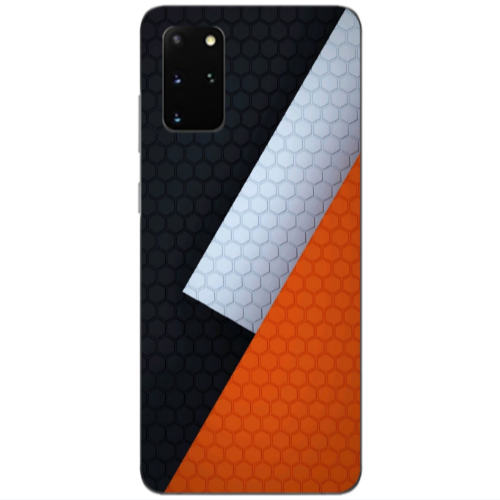 Samsung S20 Plus Coated hexagon Transparent Silicone TPU Θήκη