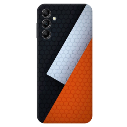 Samsung A24 Coated hexagon Transparent Silicone TPU Θήκη