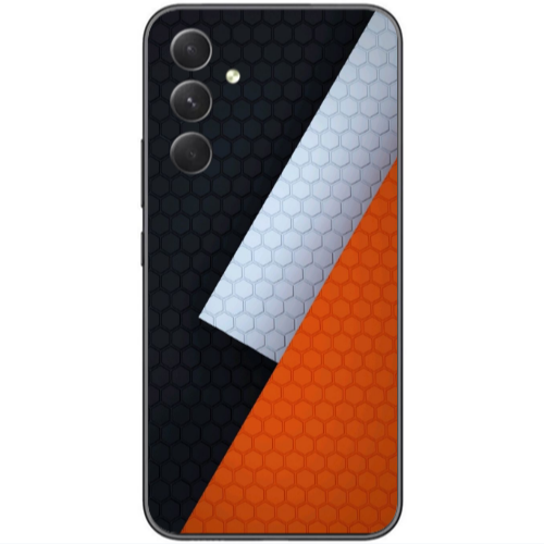 Samsung  Galaxy A05s Coated hexagon Transparent Silicone TPU Θήκη