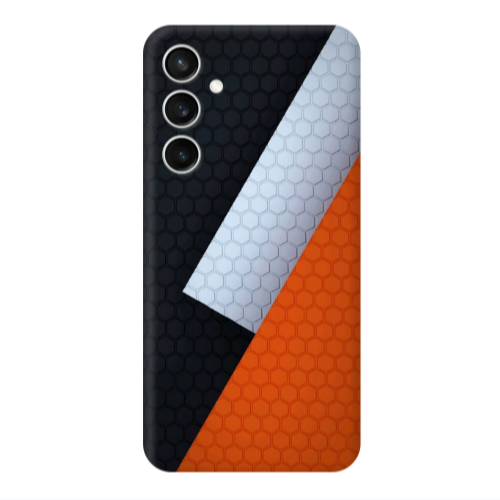Samsung S24 FE Coated hexagon Transparent Silicone TPU Θήκη
