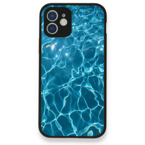Apple iPhone 12 Clear sea Black Glossy Θήκη