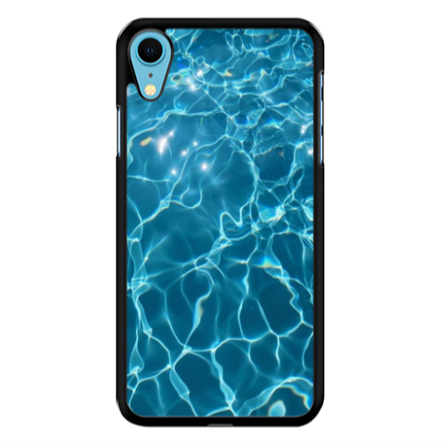 Apple iPhone Xr Clear sea Black Glossy Θήκη