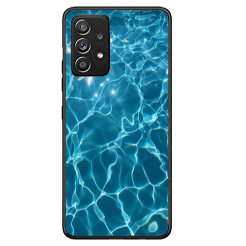 Samsung A53 Clear sea Black Glossy Θήκη