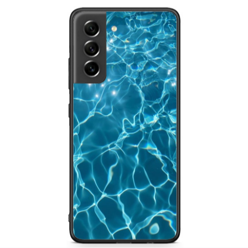 Samsung S21 FE Clear sea Black Glossy Θήκη