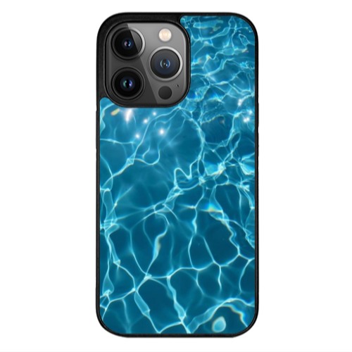 Apple iPhone 12 Pro Max Clear sea Black Glossy Θήκη