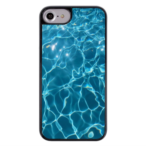 Apple iPhone 7 Clear sea Black Glossy Θήκη
