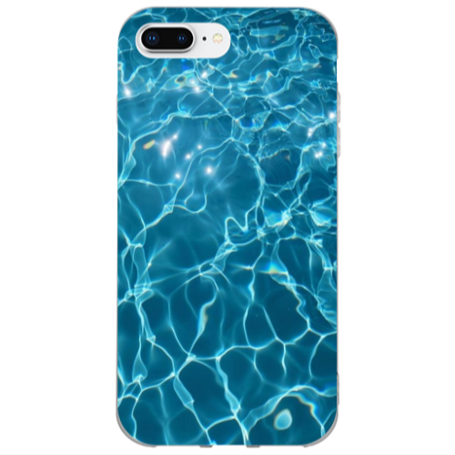 Apple iPhone 7 Plus Clear sea Transparent Silicone TPU Θήκη