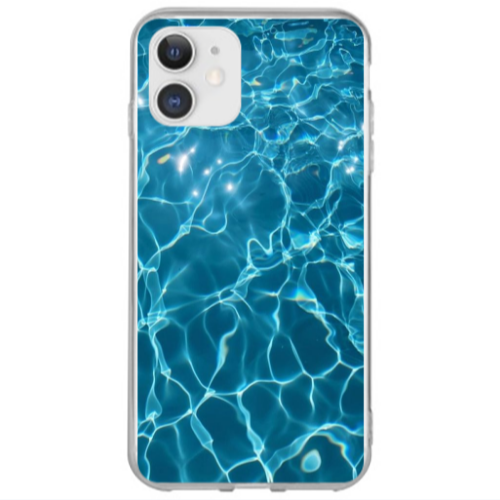 Apple iPhone 12 Mini Clear sea Transparent Silicone TPU Θήκη