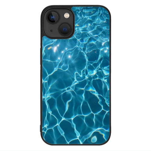 Apple iPhone 13 Mini Clear sea Black Glossy Θήκη