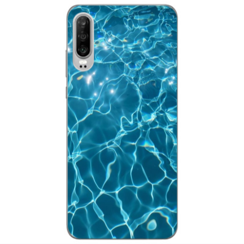 Huawei P30 Clear sea Transparent Silicone TPU Θήκη