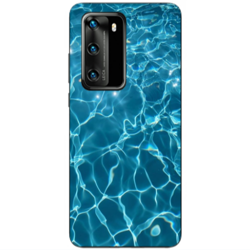 Huawei P40 Clear sea Transparent Silicone TPU Θήκη