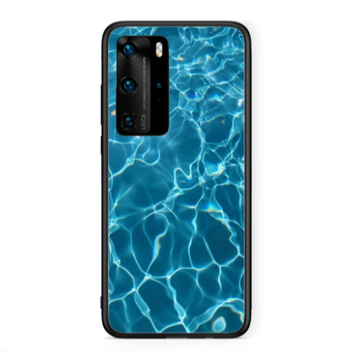 Huawei P40 Pro Clear sea Black Glossy Θήκη