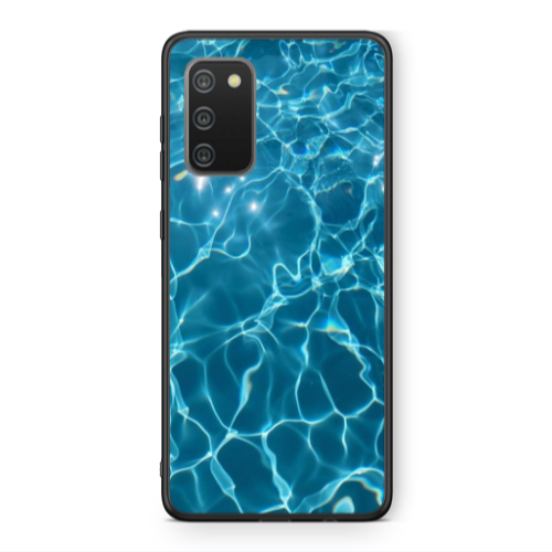 Samsung A02s Clear sea Black Glossy Θήκη