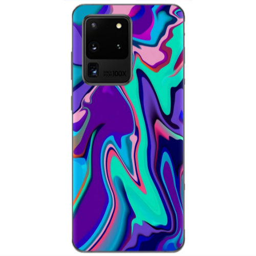 Samsung S20 Ultra Blurry Transparent Silicone TPU Θήκη