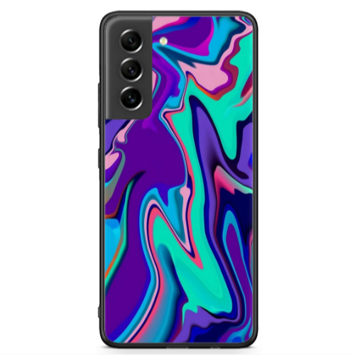 Samsung S21 FE Blurry Black Glossy Θήκη