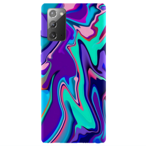 Samsung Note 20 Blurry Transparent Silicone TPU Θήκη