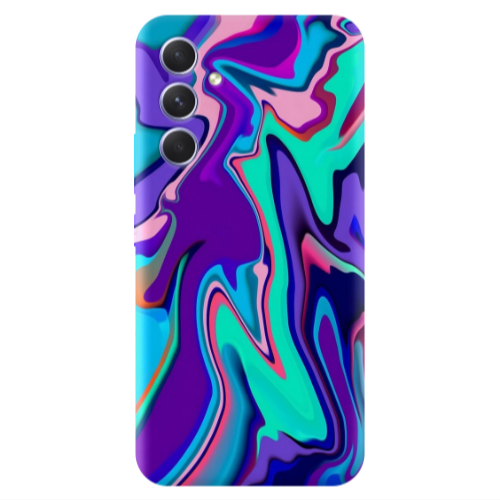 Samsung A54 Blurry Transparent Silicone TPU Θήκη