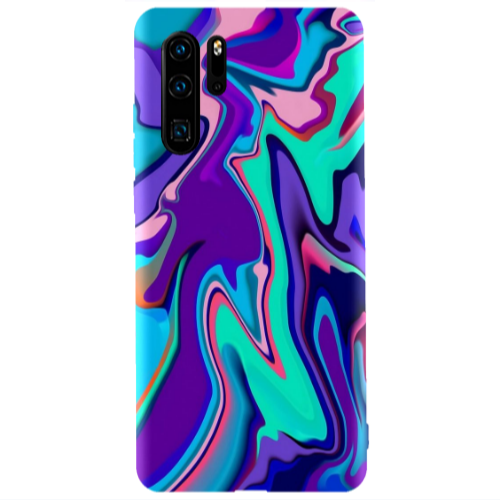 Huawei P30 Pro Blurry Transparent Silicone TPU Θήκη