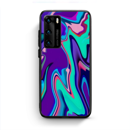 Huawei P40 Blurry Black Glossy Θήκη