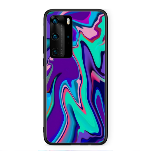 Huawei P40 Pro Blurry Black Glossy Θήκη