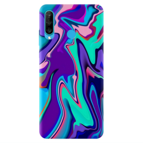 Huawei P30 Lite Blurry Transparent Silicone TPU Θήκη