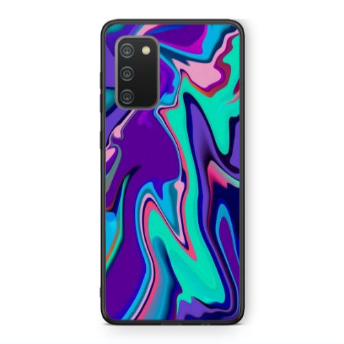 Samsung A02s Blurry Black Glossy Θήκη