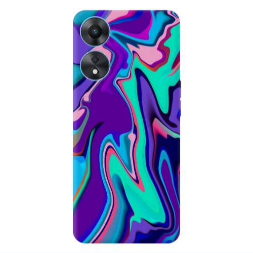 Oppo A 98 Blurry Transparent Silicone TPU Θήκη