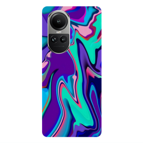 Oppo Reno10 5G Blurry Transparent Silicone TPU Θήκη