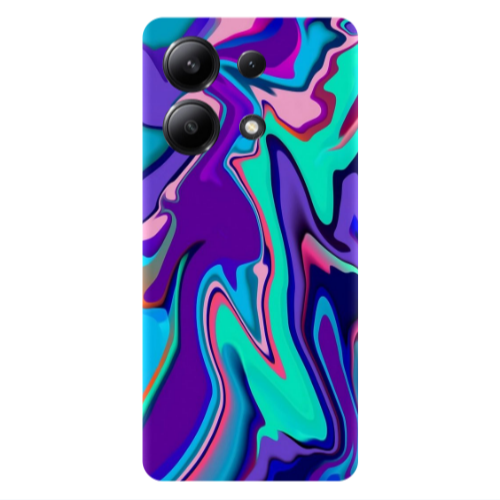 Xiaomi Redmi Note 13 4G Blurry Transparent Silicone TPU Θήκη