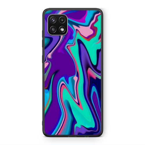 Samsung A22 5G Blurry Black Glossy Θήκη