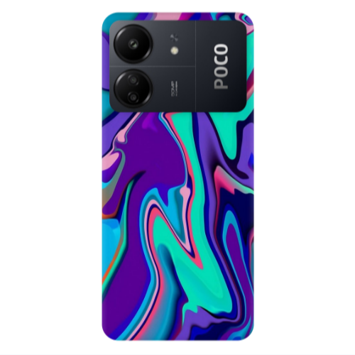 Xiaomi Poco C65 Blurry Transparent Silicone TPU Θήκη