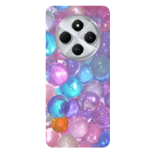 Xiaomi Redmi 14c Gel balls Transparent Silicone TPU Θήκη
