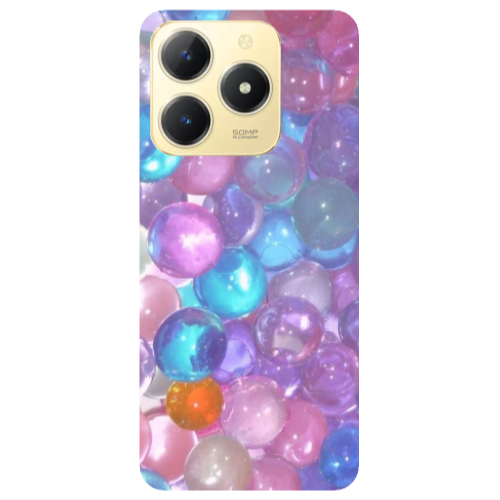 Realme C61 Gel balls Transparent Silicone TPU Θήκη