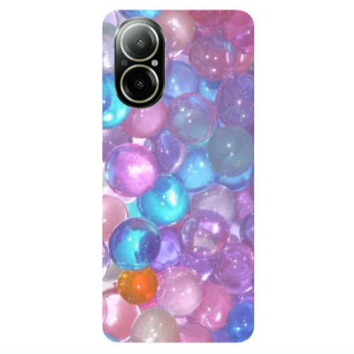 Realme C67 Gel balls Transparent Silicone TPU Θήκη
