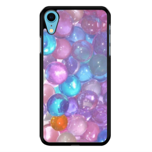 Apple iPhone Xr Gel balls Black Glossy Θήκη