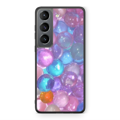 Samsung S21 Gel balls Black Glossy Θήκη