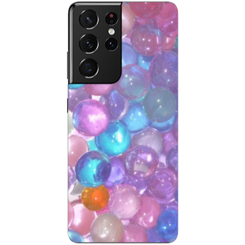 Samsung S21 Ultra Gel balls Transparent Silicone TPU Θήκη