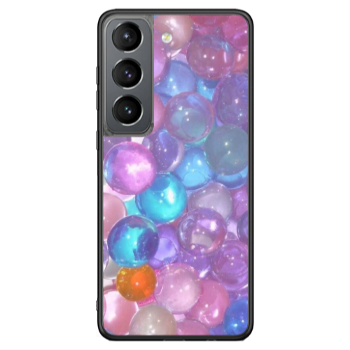 Samsung S21 Ultra Gel balls Black Glossy Θήκη