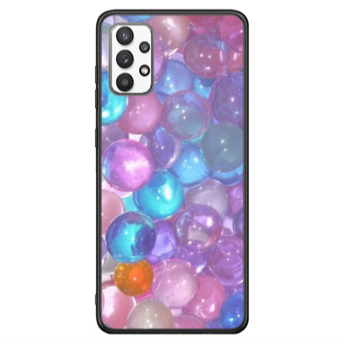Samsung A13 4G Gel balls Black Glossy Θήκη