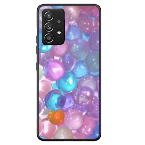 Samsung A33 Gel balls Black Glossy Θήκη