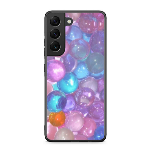 Samsung S22 Gel balls Black Glossy Θήκη