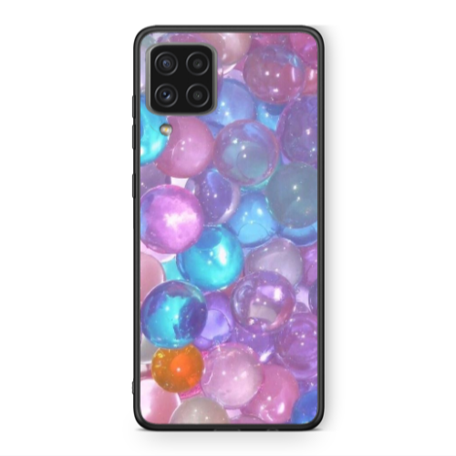 Samsung A22 4G Gel balls Black Glossy Θήκη